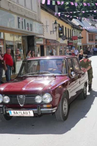 Oltimer. Alpha Romeo gescheitert. ☹ Narzissenfest 2017