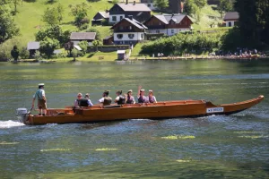 Narzissenfest 2017. Korso auf dem Grundlsee. Narzissenfest 2017