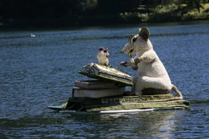 Narzissenfest 2017. Korso auf dem Grundlsee