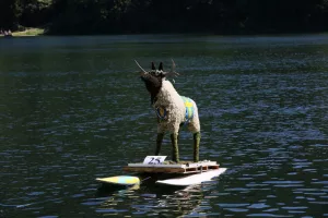 Narzissenfest 2017. Korso auf dem Grundlsee